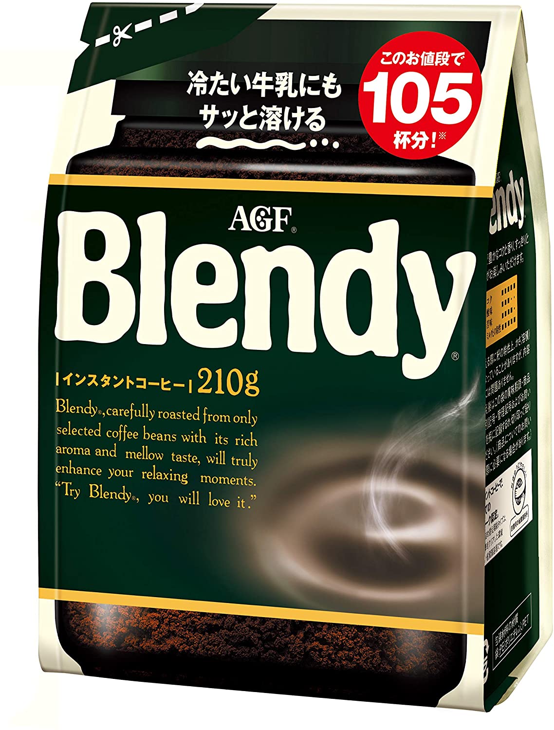 Растворимый кофе AGF BLENDY 105, 210 гр