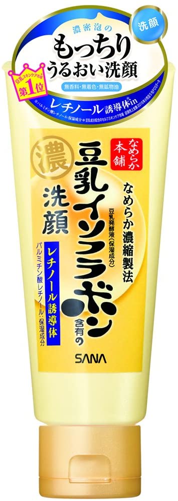 Пенка для умывания Sana Nasuraku Honpo Wrinkle Cleansing Face, 150 гр