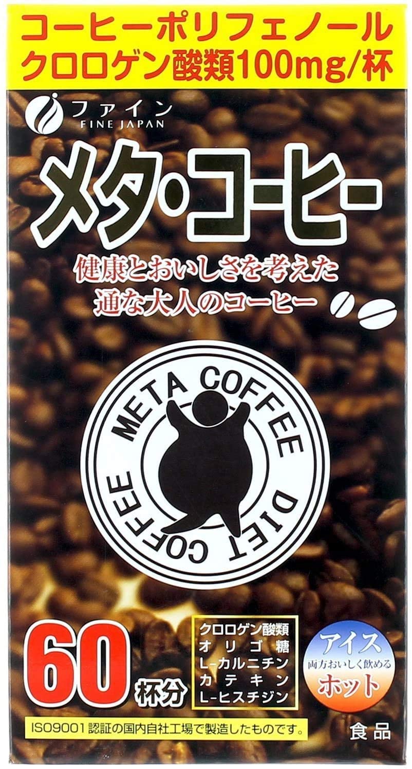 Диетический кофе Fine Japan Meta Coffee, 60 порций