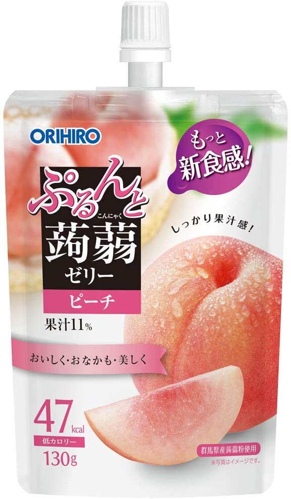 Фруктовое желе из конняку Orihiro, вкус персик, 130 гр