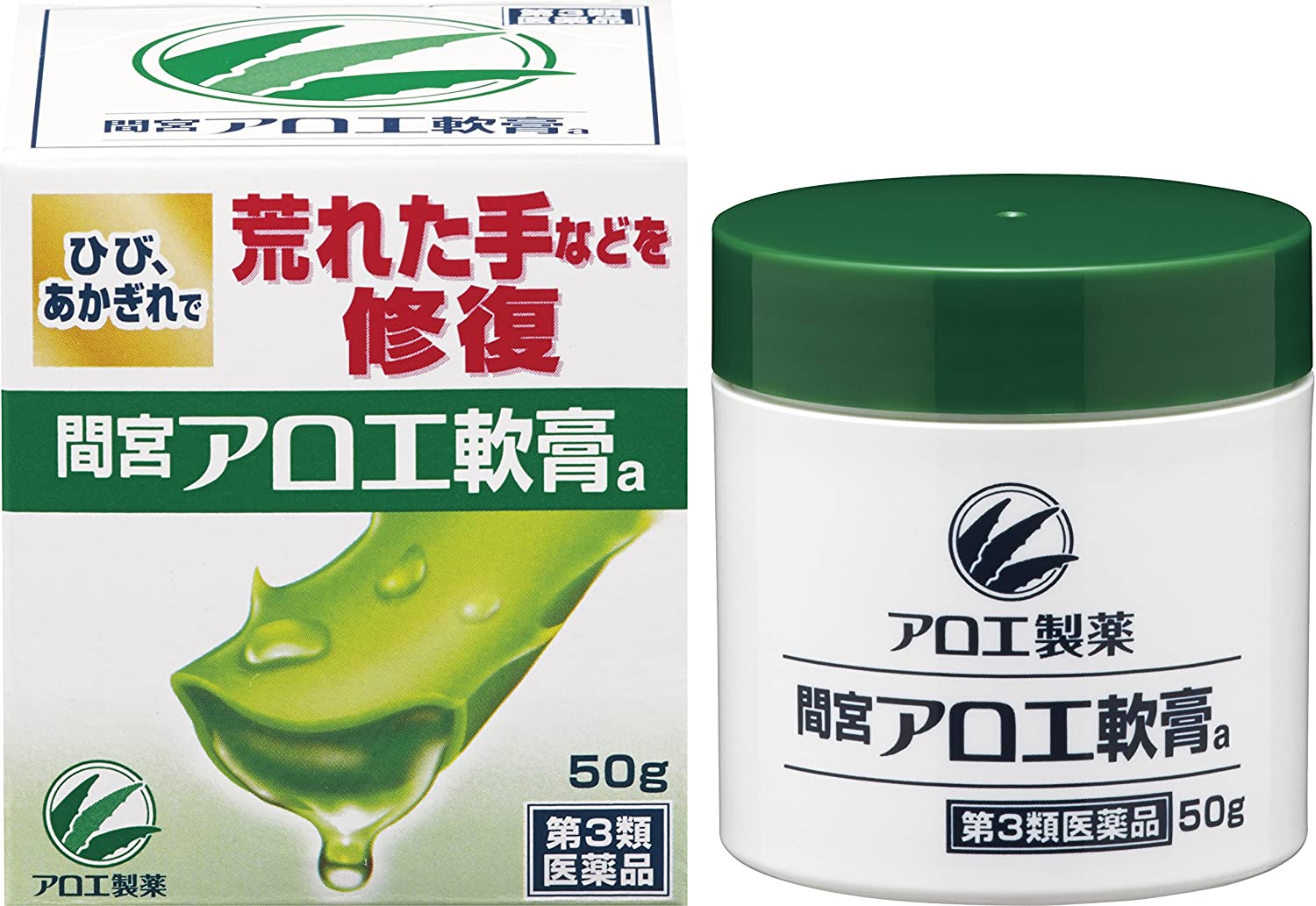 Успокаивающая мазь для рук с алоэ вера Arokea Mamiy Aloe Vera Ointment Kobayash, 50 гр