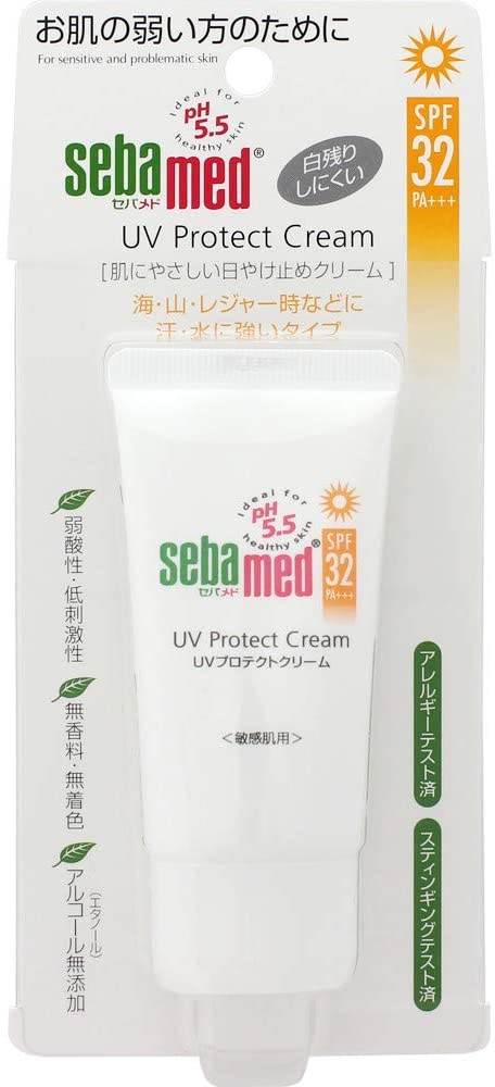 Солнцезащитный крем Rohto Sebamed UV Protection Cream SPF32 PA +++, 30 гр