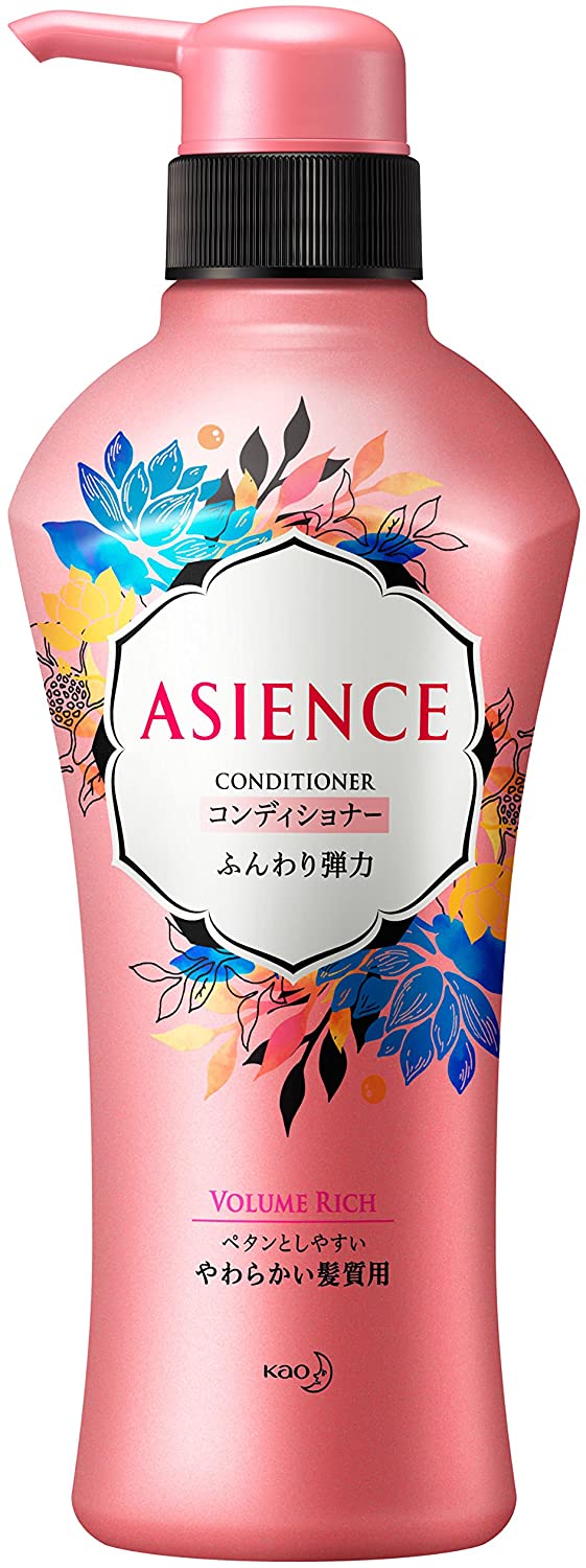 Кондиционер с протеинами шелка и гранатом Kao Asience Soft Elastic Conditioner, 450 мл