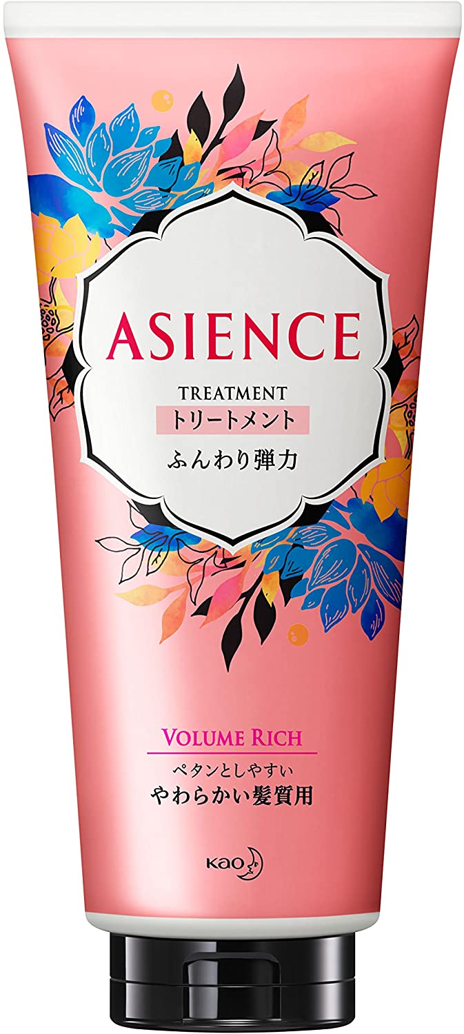 Бальзам с протеинами шелка и гранатом Kao Asience Volume Rich Treatment, 180 гр