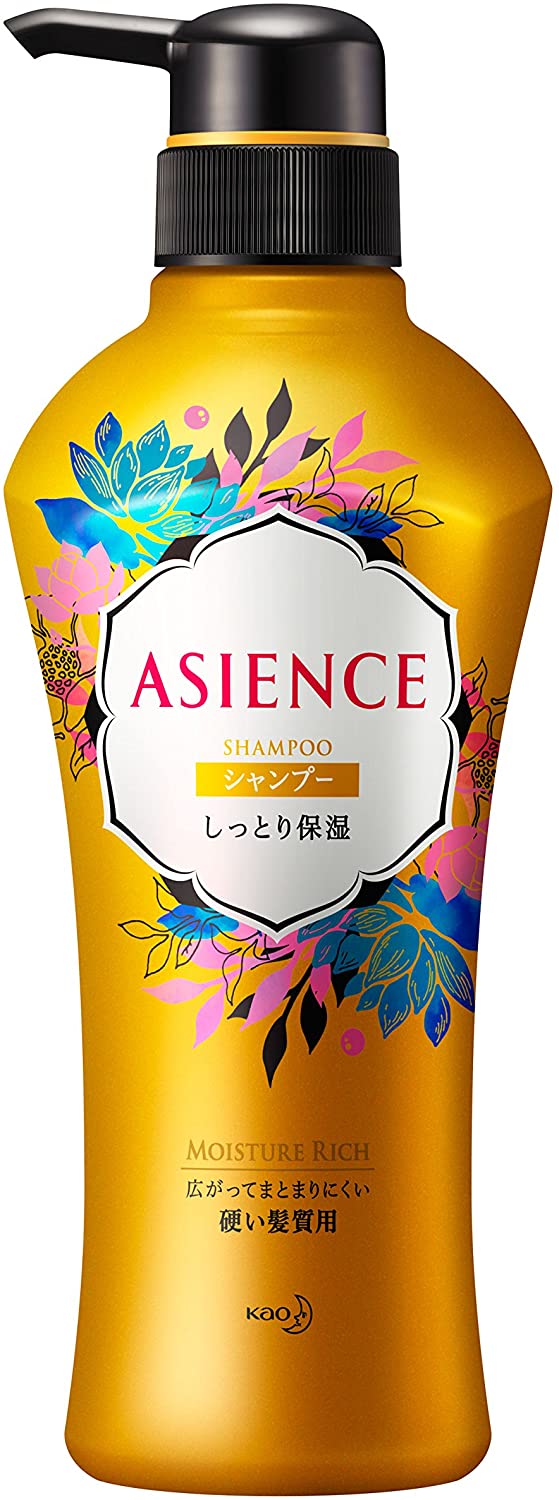 Увлажняющий шампунь с медом и гранатом Kao Asience Moist Moisturizing Type Shampoo, 450 мл