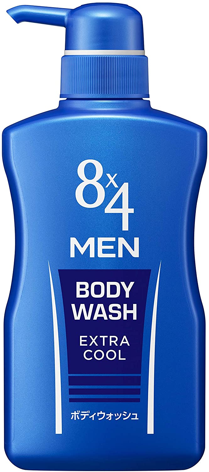 Экстра освежающий и дезодорирующий мужской гель для душа Kao 8×4 Men Deodorant Body Wash, Extra Cool, 400 мл