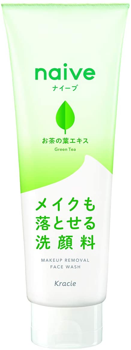 Успокаивающая пенка для умывания с зеленым чаем Kracie Naive Makeup Cleansing Foam Green Tea, 200 гр