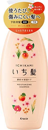 Увлажняющий шампунь Kracie Ichikami Hair Dense W Moisturizing Care Shampoo, 480 мл