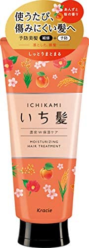 Увлажняющий бальзам для волос Kracie Ichikami Hair Dense W Moisturizing Care Treatment, 180 гр