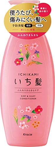 Шампунь для объема волос Kracie Ichikami Hair Fluffy Volume Care Shampoo, 480 мл