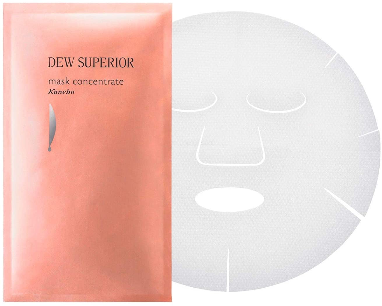 Увлажняющая маска с концентрированным молочным лосьоном Kanebo DEW Parts Milk Mask Concentrate, 27 мл х 6 шт