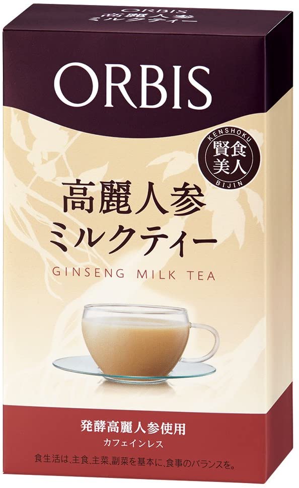 Молочный чай с женьшенем Orbis Ginseng Milk Tea (10 стиков по 10 гр)