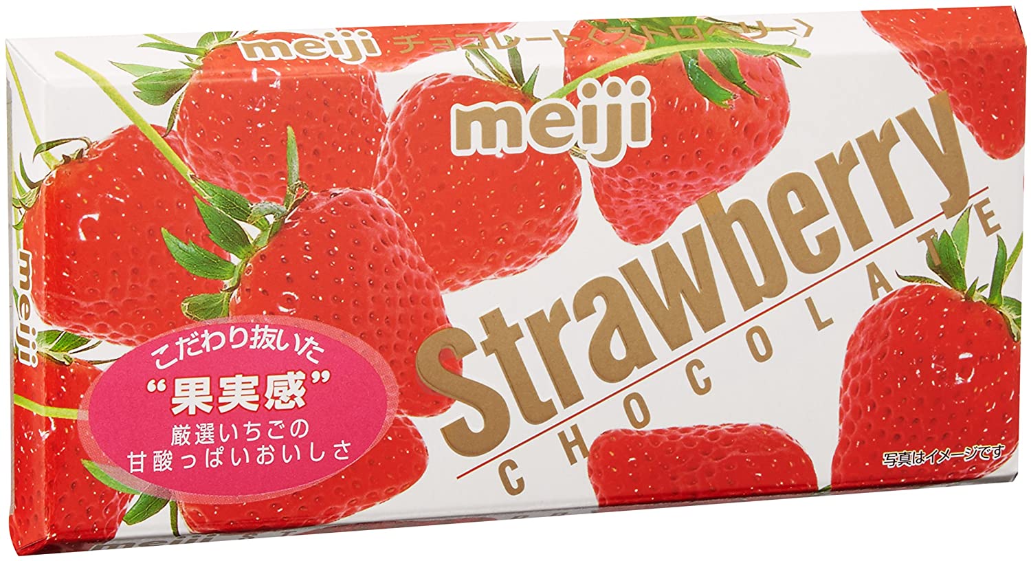 Шоколад Meiji Strawberry