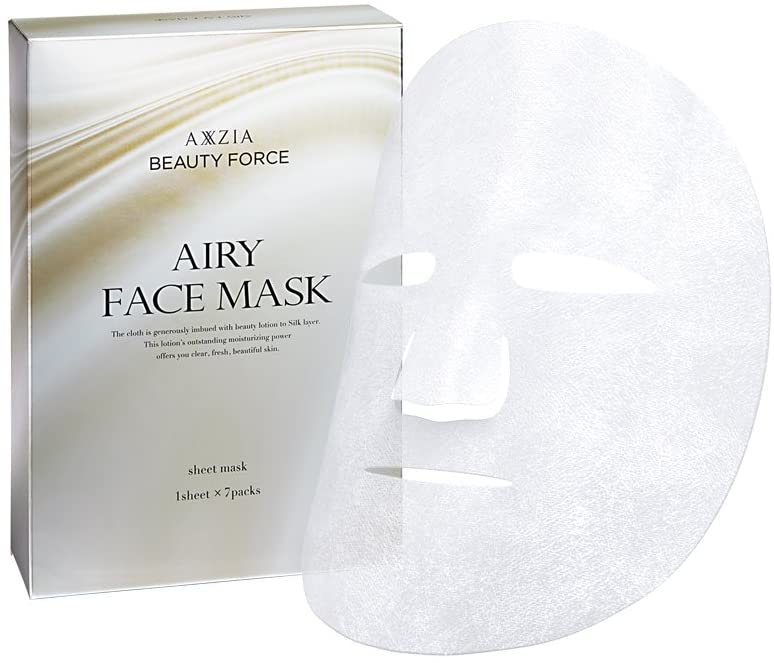 Увлажняющая маска для лица AXXZIA Beauty Force Airy Face Mask, 7 листов