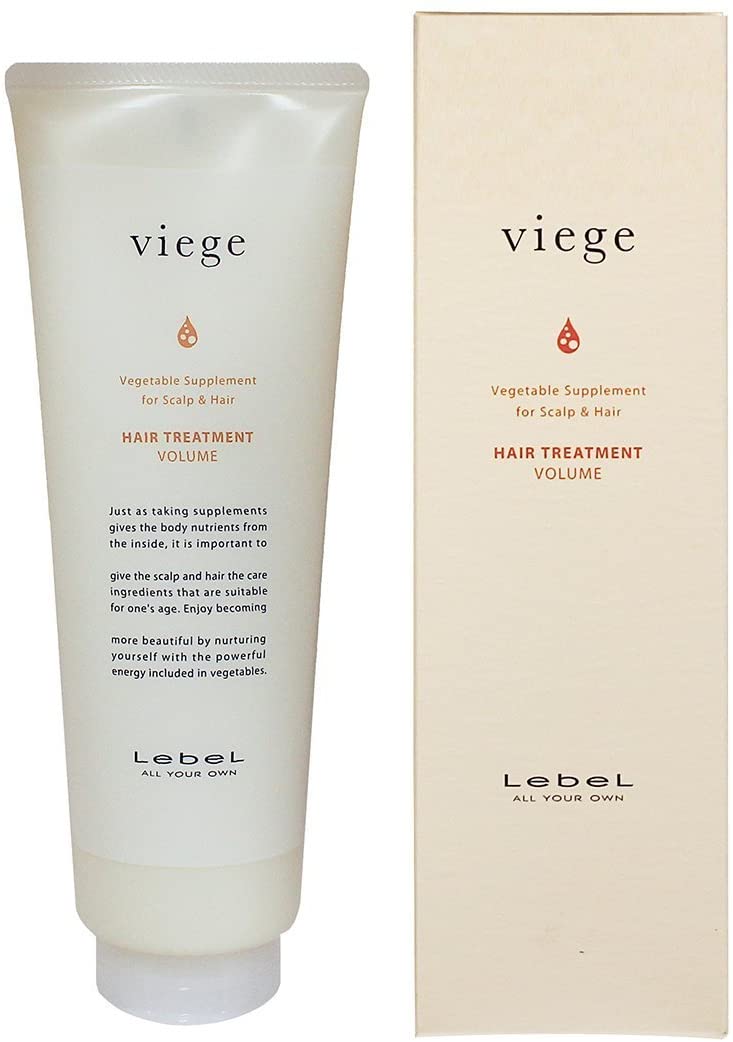 Питательная маска для волос Lebel Viege Hair Treatment, 240 гр