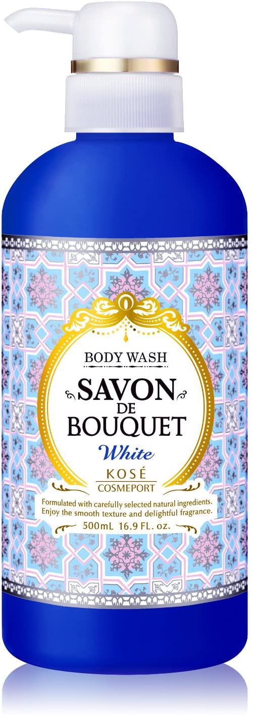 Освежающее мыло для тела с экстрактом белой лилии Kose Savon de Bouquet White Body Wash, 500 мл
