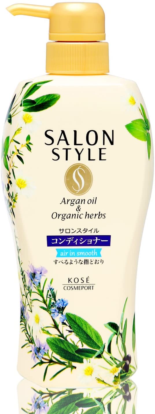 Кондиционер для волос с маслом арганы и натуральными экстрактами Kose Salon Style Conditioner, 500 мл