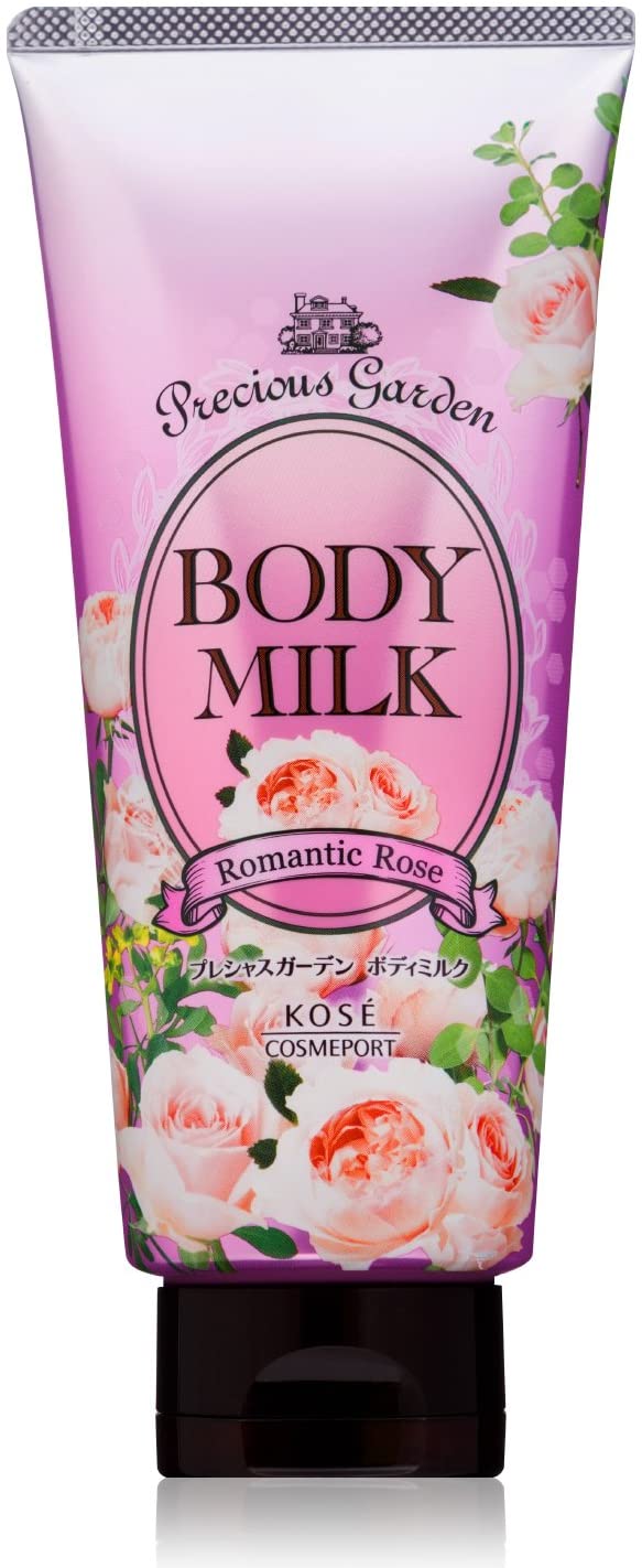 Молочко с маслами ши, жожоба и виноградных косточек Kose Precious Garden Body Milk, 200 гр