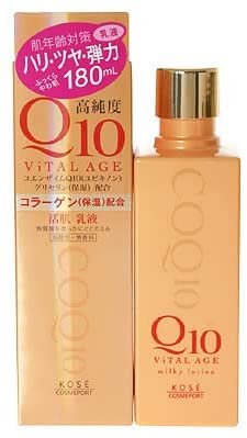 Антивозрастной лосьон с коэнзимом Q10 Kose Vital Age Q10 Lotion, 180 мл