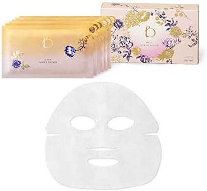 Антивозрастная маска с отбеливающим эффектом Shiseido BENEFIQUE Mask Power Repair, 23 мл х 6 шт