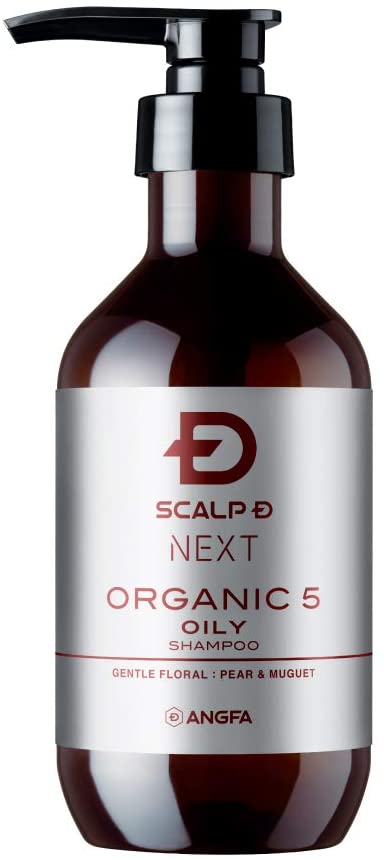 Мужской органический шампунь для жирной кожи ANGFA SCALP-D Next Organic 5 Oily Shampoo, 350 мл