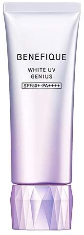 Осветляющий солнцезащитный крем Shiseido BENEFIQUE White UV Genius SPF50+/PA++++, 50 гр