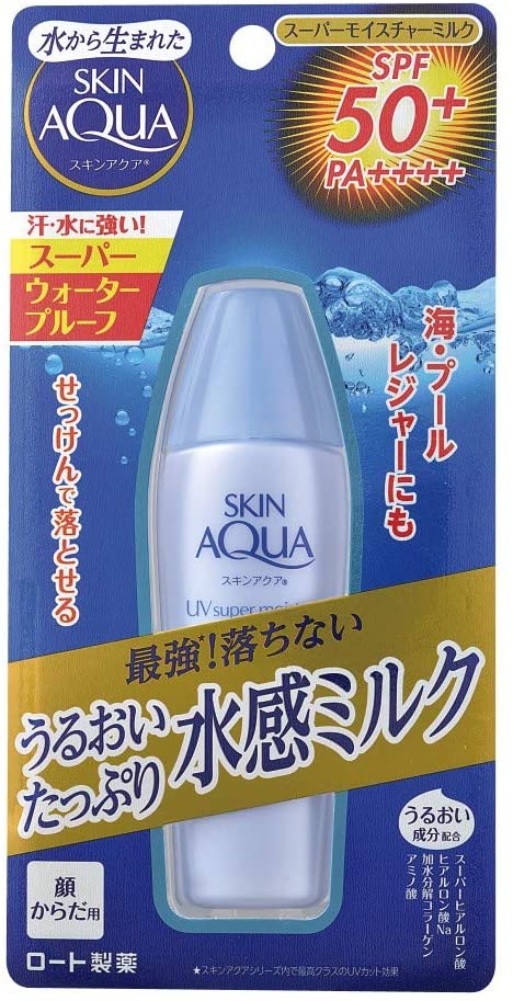 Солнцезащитное молочко Skin Aqua Super Moisture Milk SPF 50 + / PA ++++, 40 мл