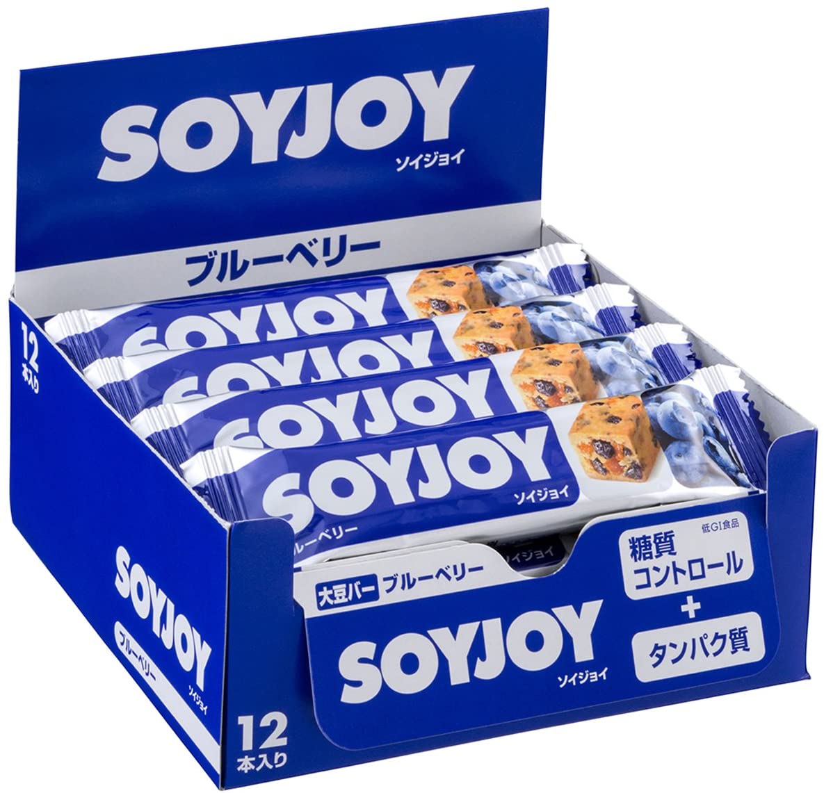 Соевые батончики с черникой Otsuka Pharmaceutical Soijoi, 30 гр х 12 шт