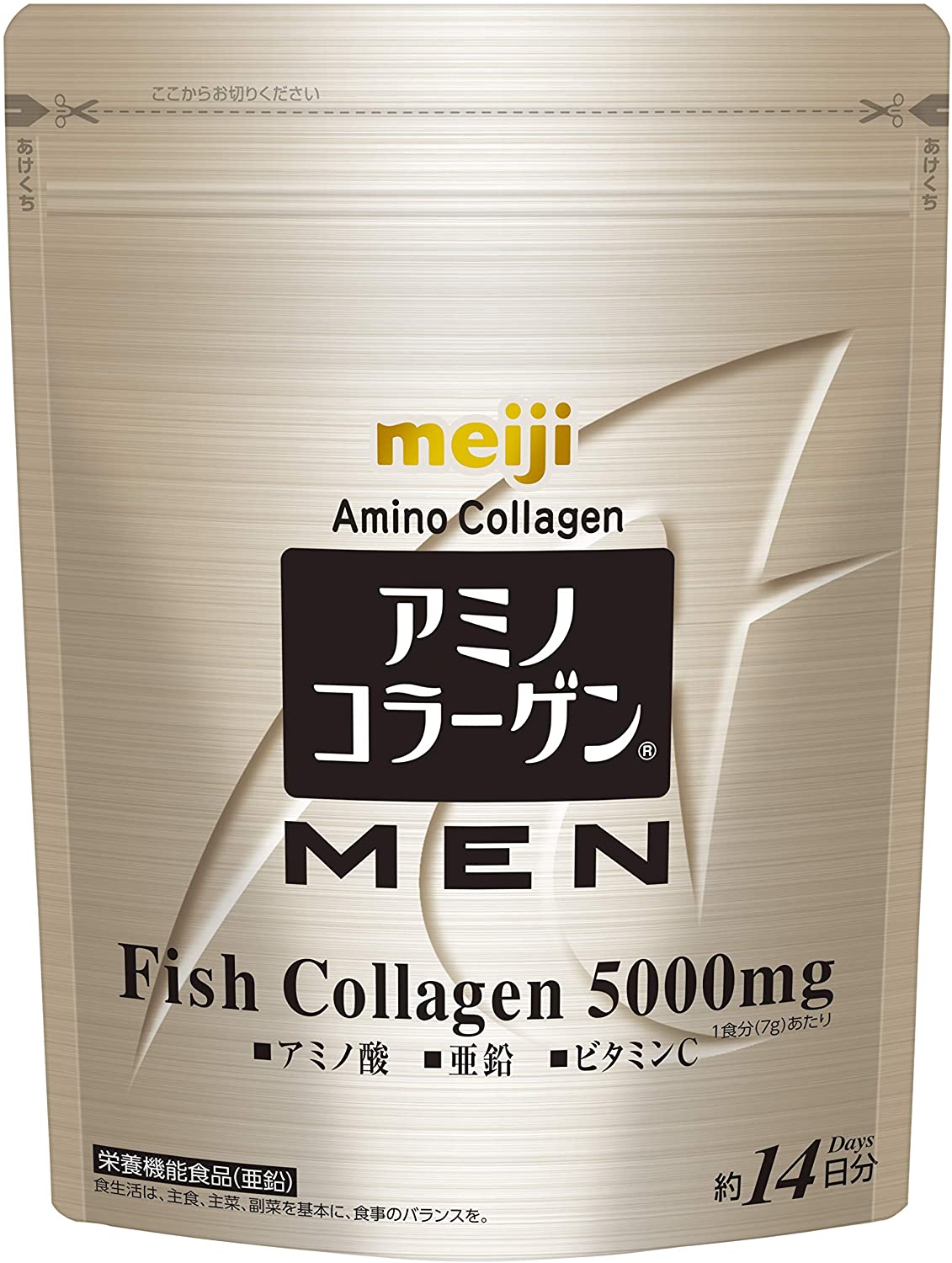 Функциональный Amino collagen Men с аргинином, керамидами и цинком для мужчин, 98 гр на 14 дней