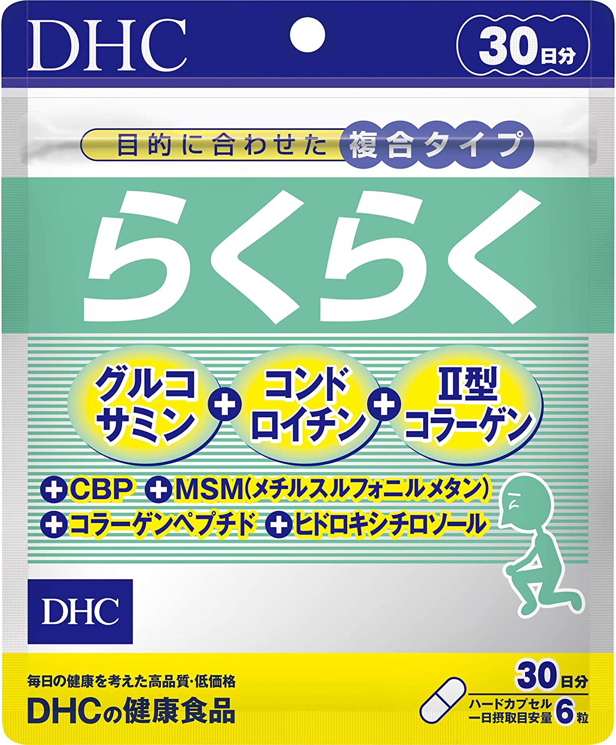 РакуРаку DHC для укрепления костей и суставов, 180 шт