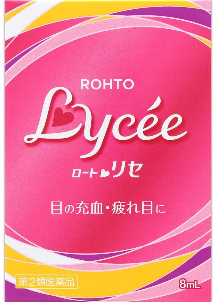 Глазные капли Rohto Lycee для снятия воспаления и усталости глаз, 8 мл