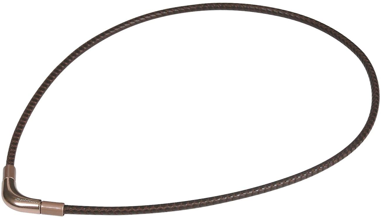 Титановое ожерелье Phiten X100 RAKUWA Neck Chopper Model (коричневое, 40 см)