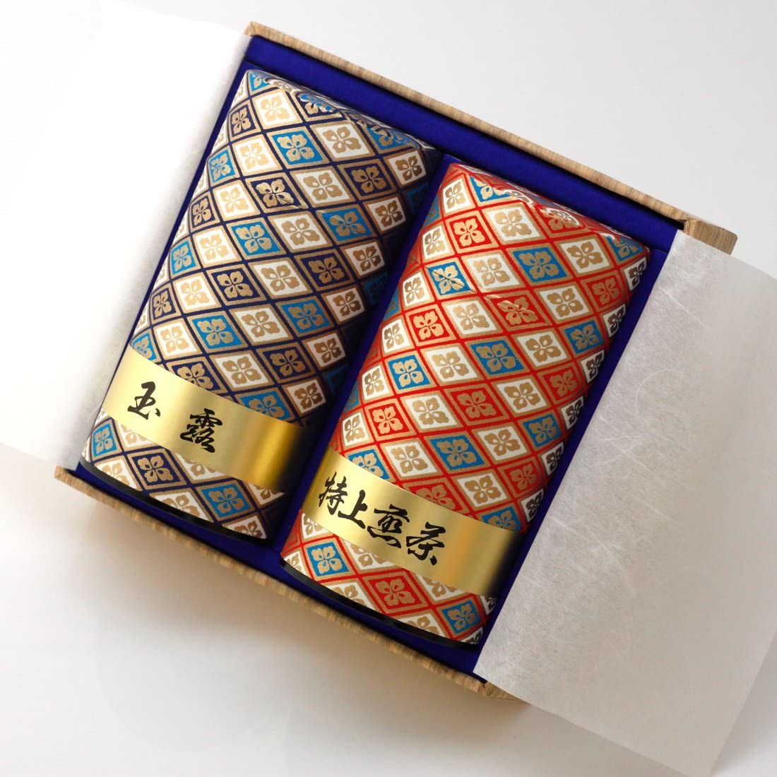 Подарочный набор из двух сортов зеленого чая Kyoto Rikyu Garden Tea Gyokuro и Sencha MG-502, 2 х 130 гр