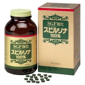 Спирулина SGF Reinforced Spirulina Algae, 1500 шт