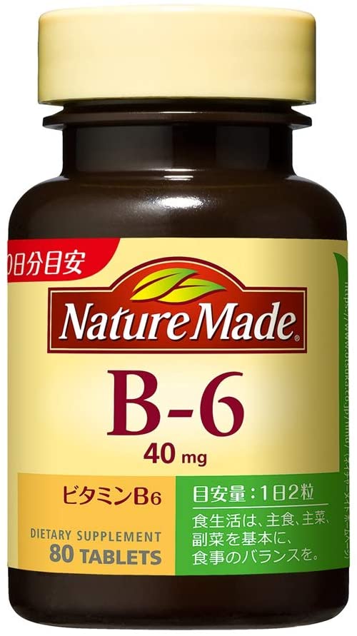 Витаминная добавка NatureMade B6 40mg, 80 шт