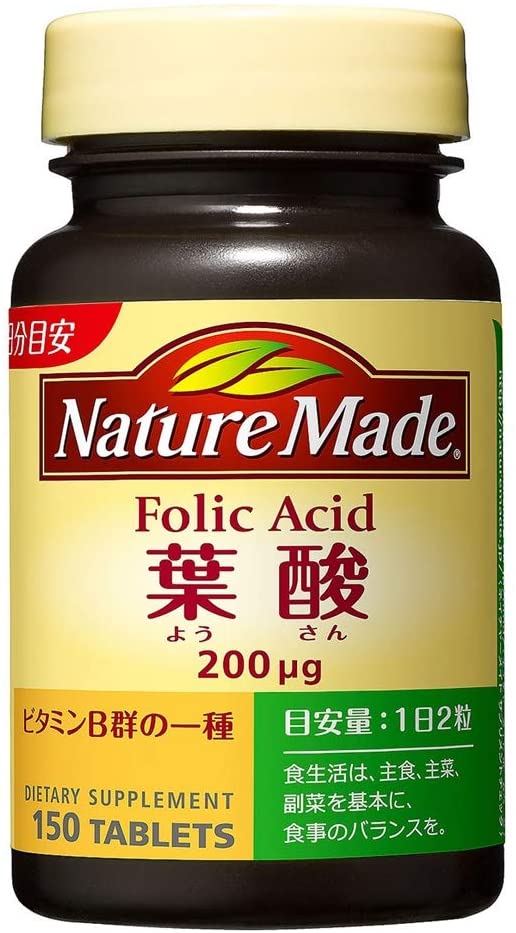 Витаминная добавка NatureMade Folic Acid 200 mg, 150 шт