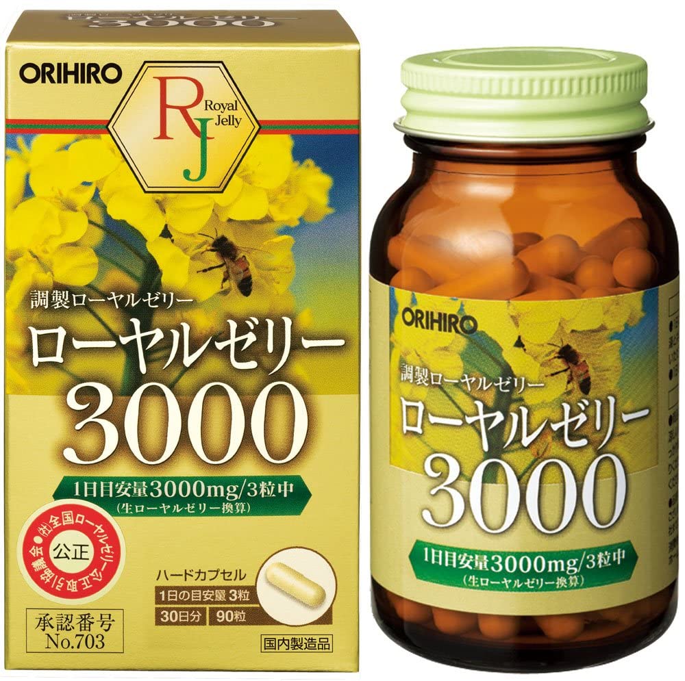 Маточное молочко Orihiro Royal Jelly 3000, 90 шт