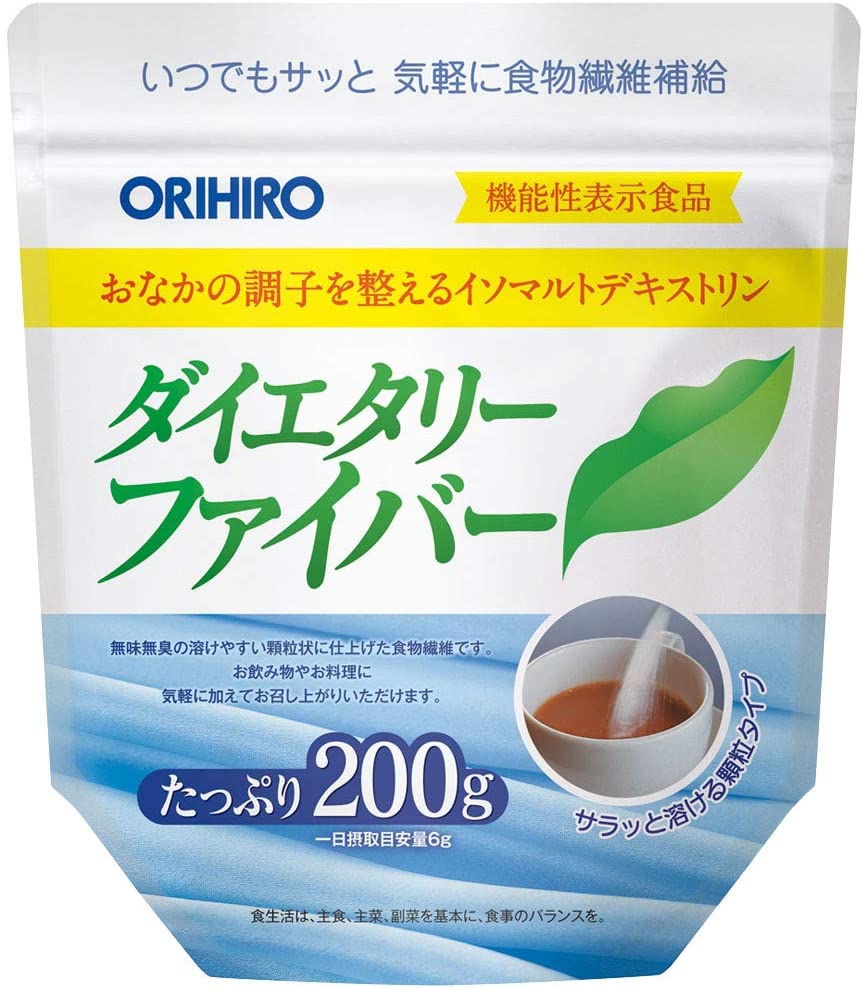 Гранулированные пищевые волокна Orihiro Dietary Fiber, 200 гр