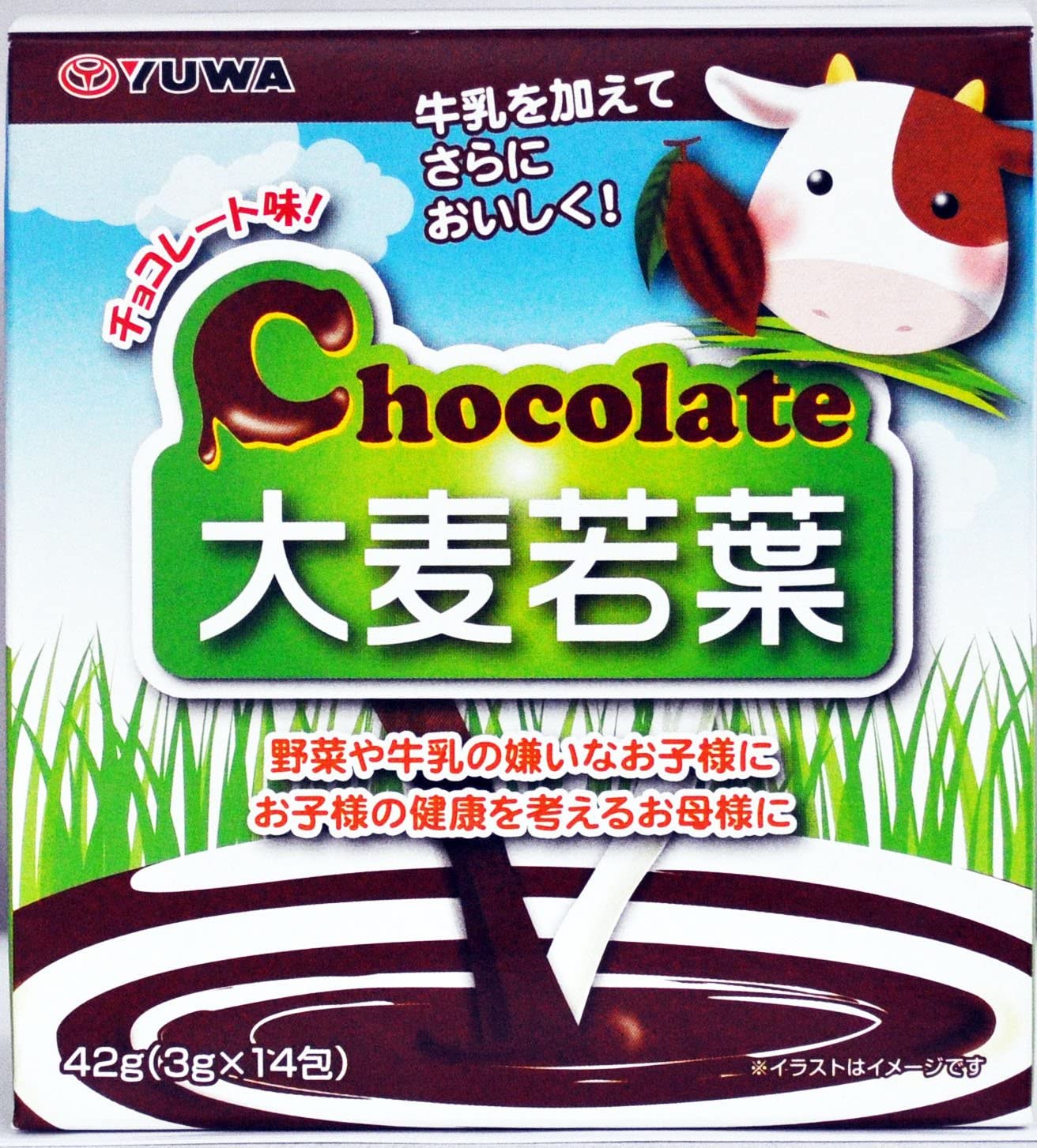Шоколадный аодзиру Yuwa для детей и взрослых, 3гр х 14 шт