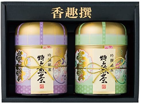 Набор зеленого чая в подарочной упаковке Shizuoka Meicha Assoed PAT 50C, 2 шт х 100 гр
