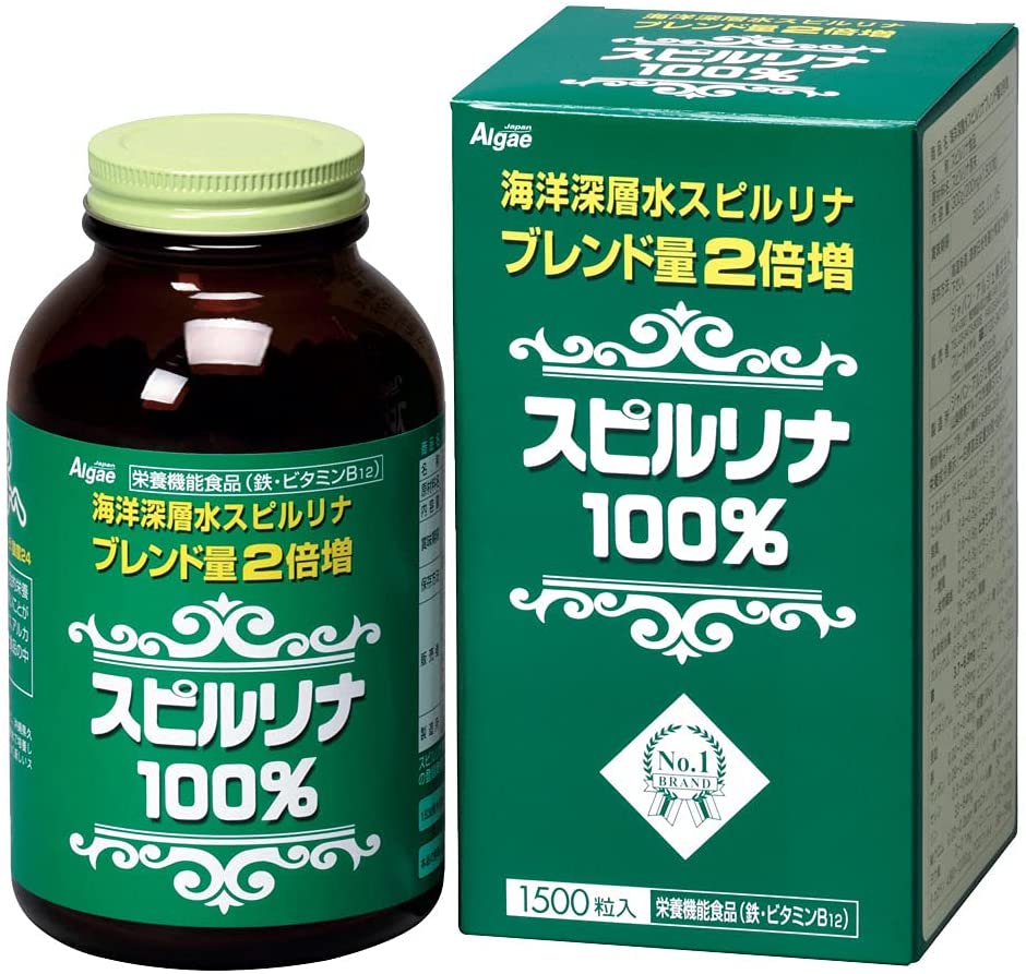 Глубоководная спирулина Algae Deep Sea Spirulina 100%, 1500 шт