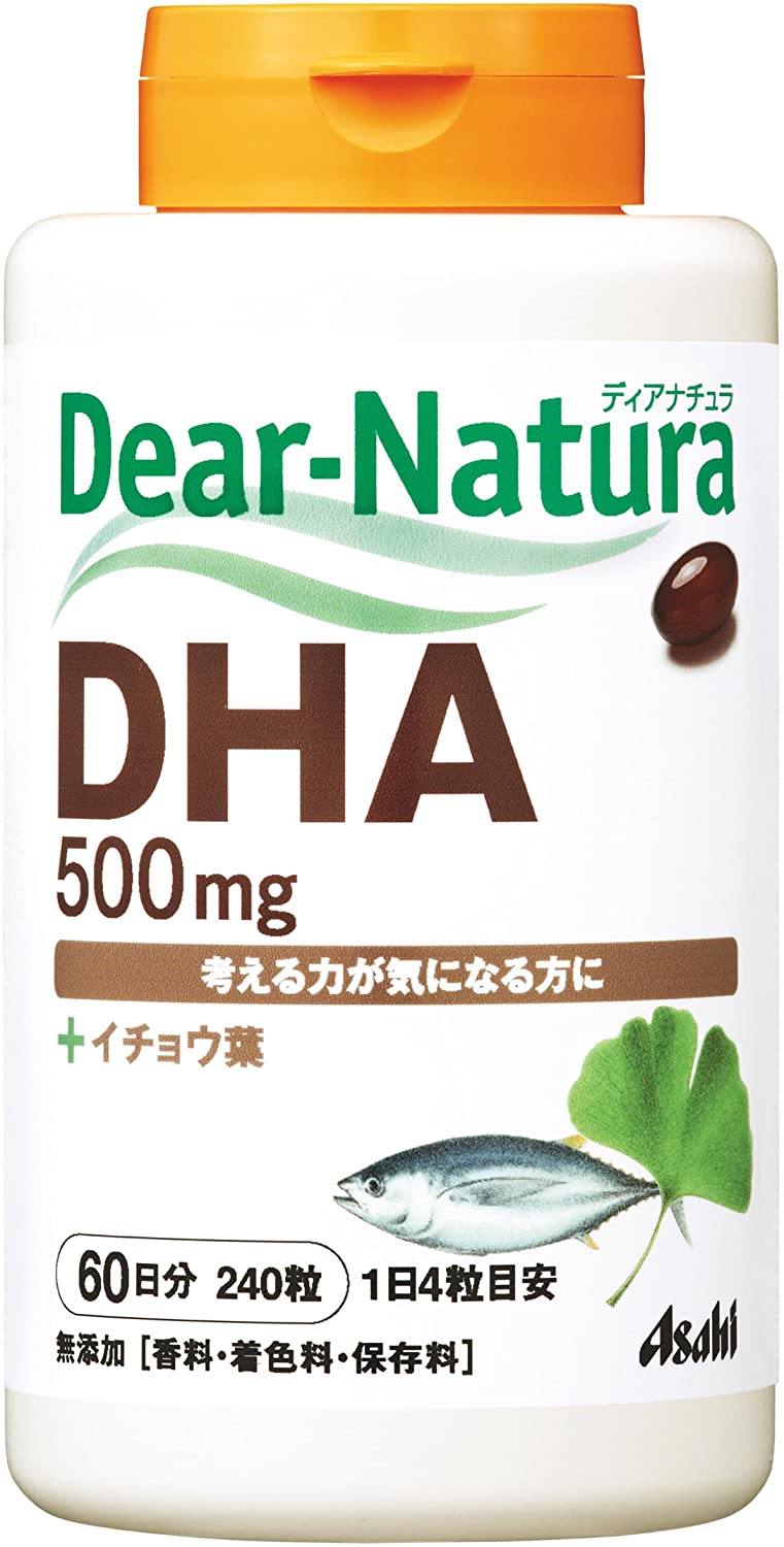 Комплекс ASAHI Dear-Natura DHA + Гинкго, 240 шт