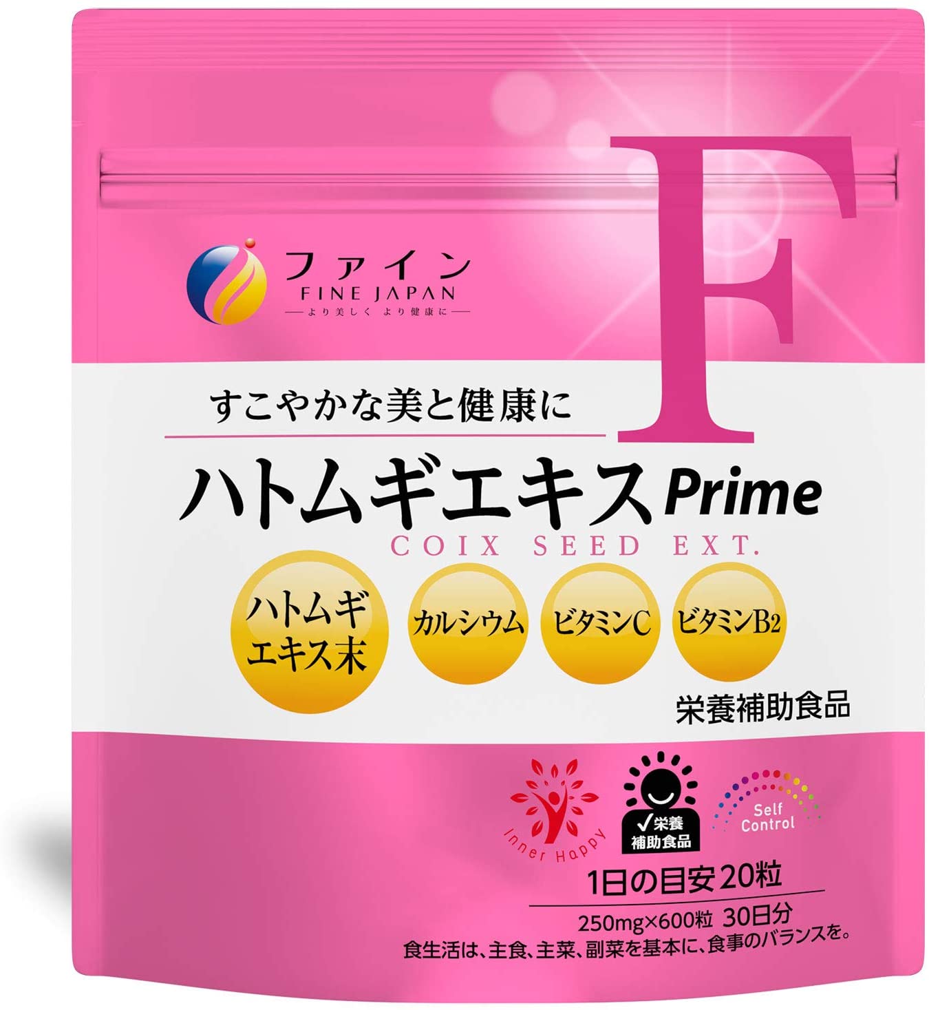 Экстракт семян коикса Fine Japan Coix Seed Extract Prime, 600 шт