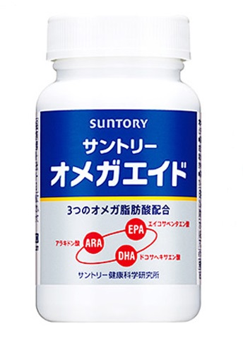 Комплекс с жирными кислотами ARA+DHA+EPA Suntory, 180 шт