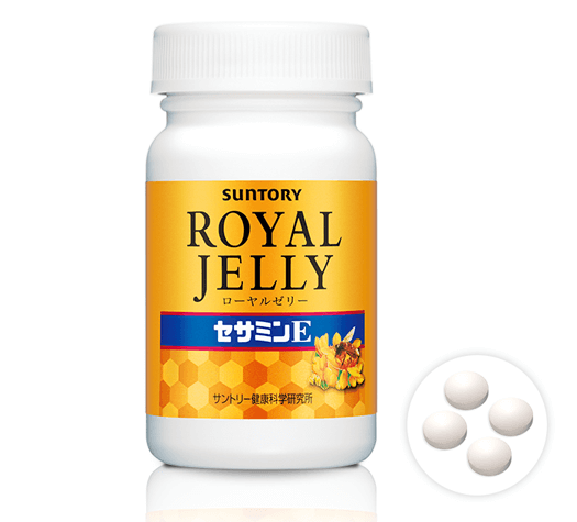 Комплекс с маточным молочком, церамидами и витаминами Royal Jelly + Sesamin E Suntory, 120 шт