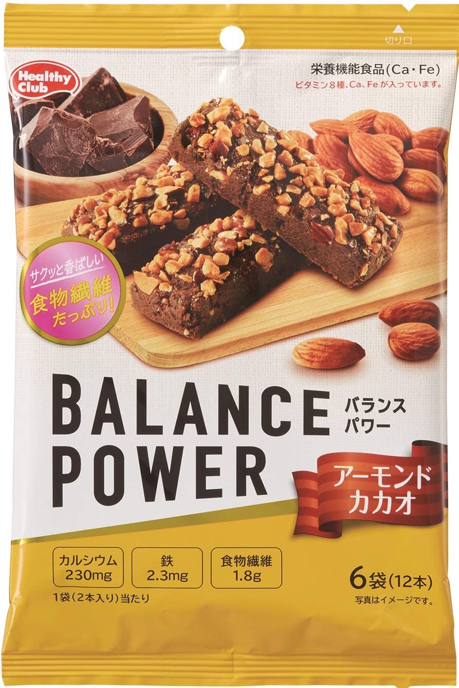 Шоколадное печенье с миндалем Hamada Confection Balance Power Almond Cacao, 6 шт