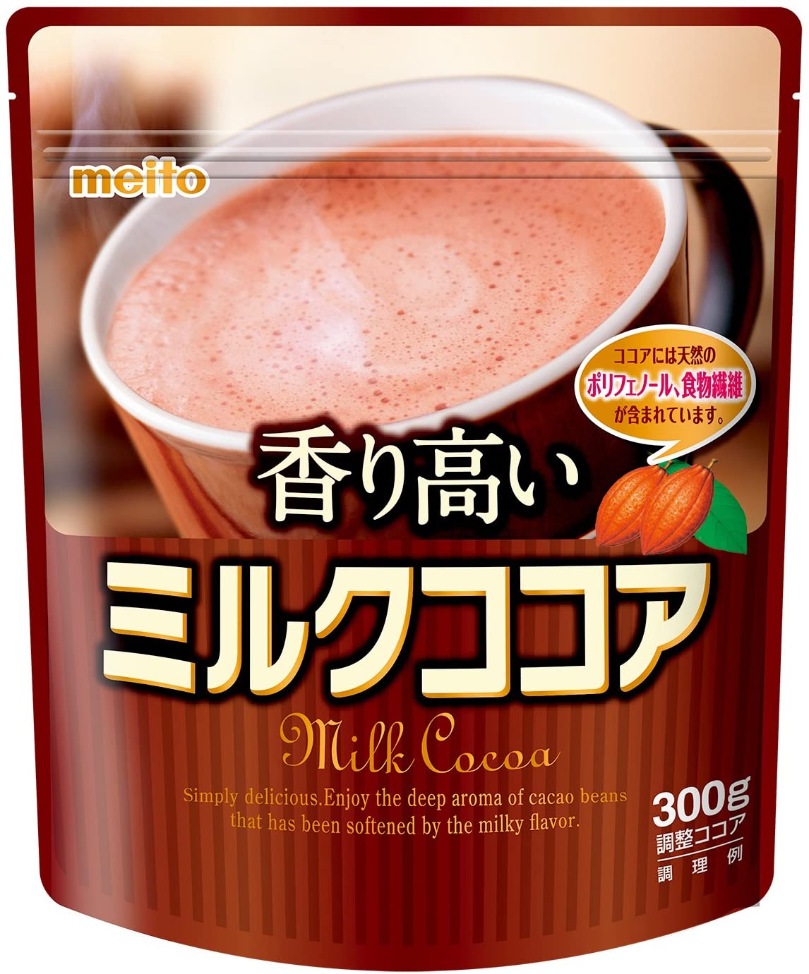 Ароматный молочный какао Meito Sugar Milk de Cocoa, 300 гр