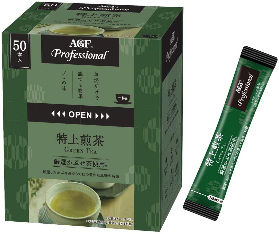 Чай сенча Professional Premium Tea AGF, 50 шт