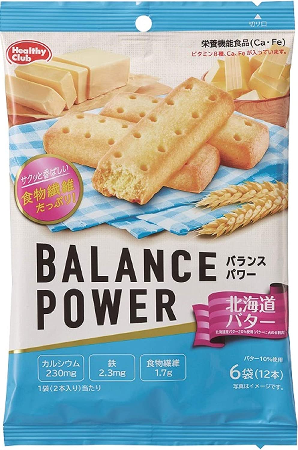 Сливочные крекеры Balance Power Plus Butter, 6х2 шт