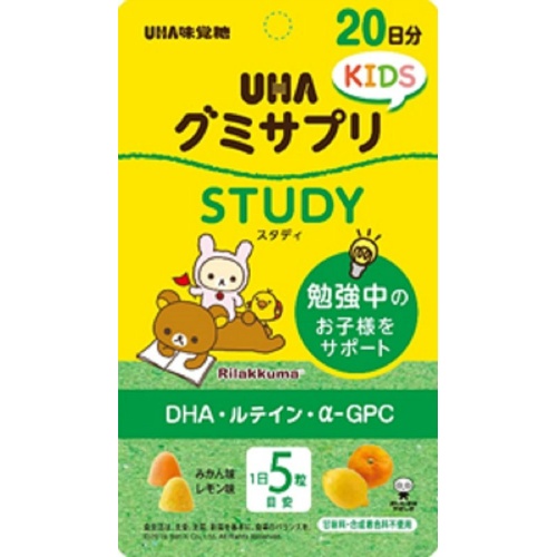 Витаминный комплекс для мозговой активности Gummy Supplicant Kids Study DHA · Lutein · α-GPC UHA, 100 шт